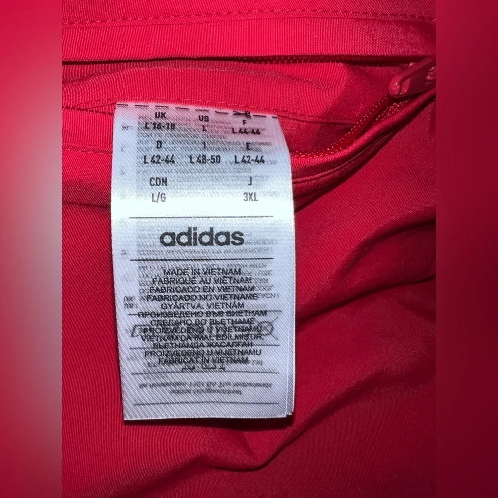 NWT ADIDAS Spain National Soccer Team Anthem Men’s Jacket Reversible